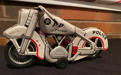 Vintage Police Bike Harley Davidson